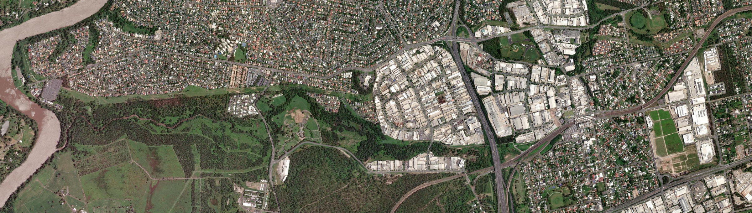 Aerial view of Sumner, QLD