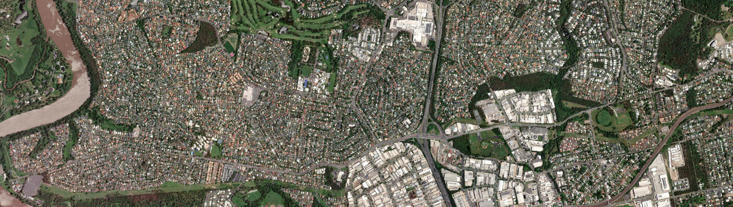 Aerial view of Jamboree Heights, QLD
