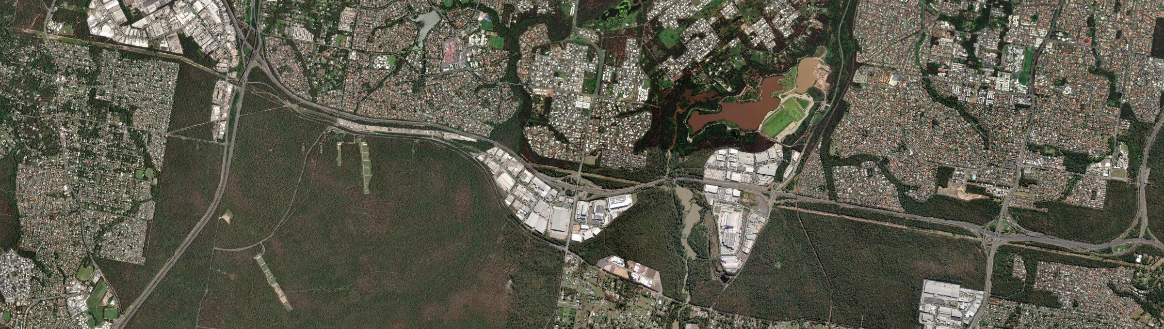Aerial view of Heathwood, QLD
