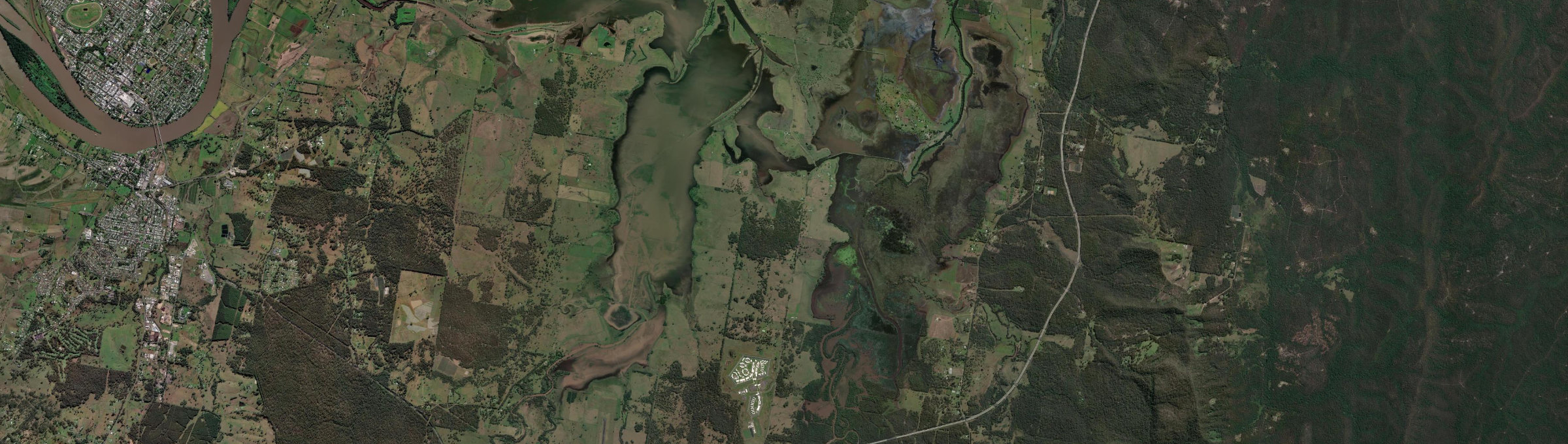 Aerial view of Lavadia, NSW