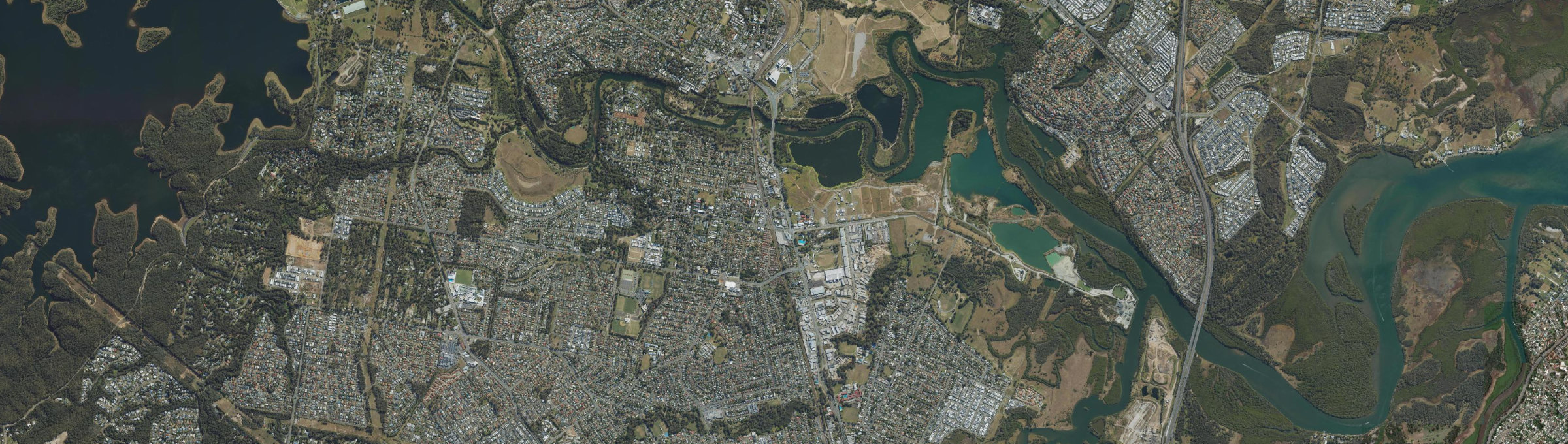 Aerial view of Lawnton, QLD