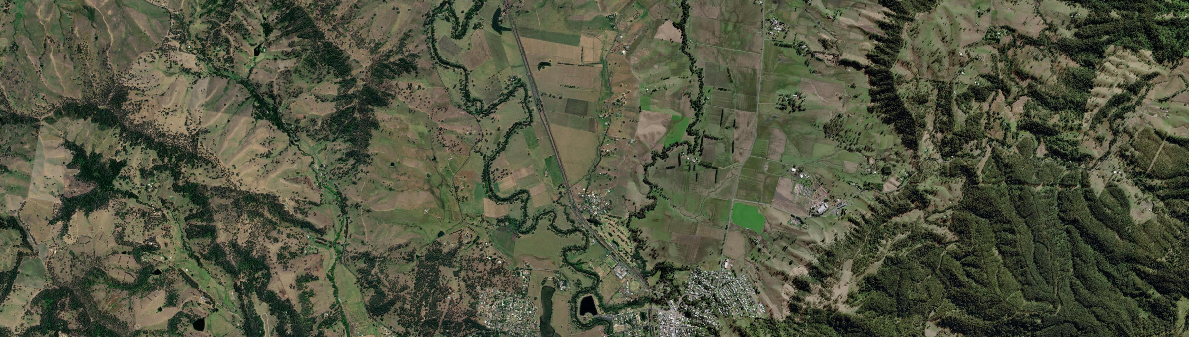 Aerial view of New Park, NSW
