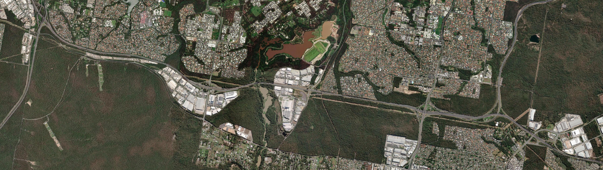 Aerial view of Larapinta (Qld), QLD