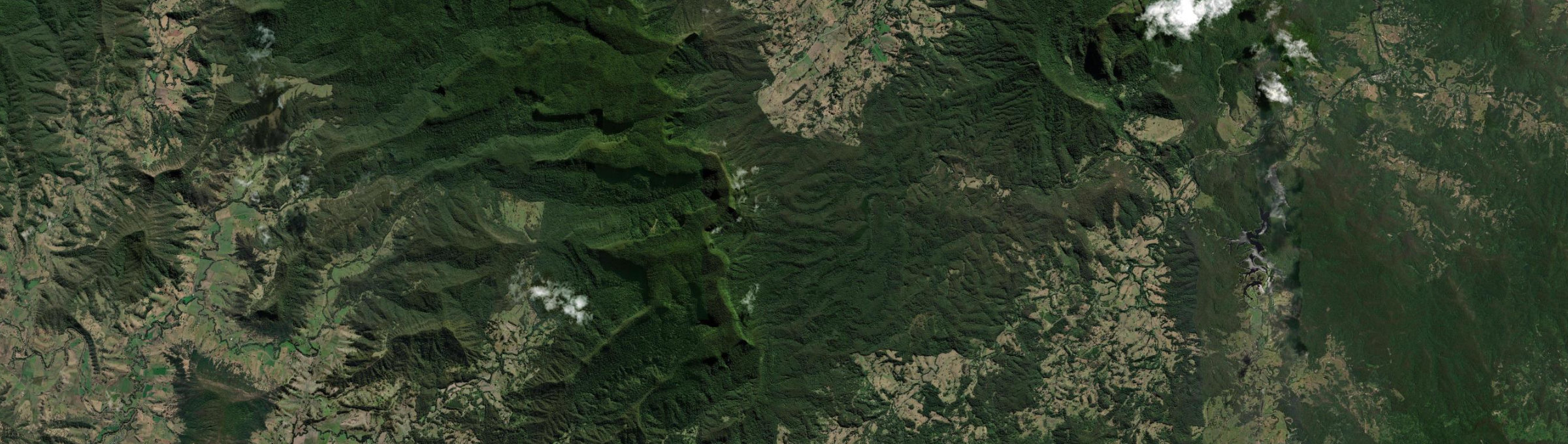 Aerial view of Mebbin, NSW