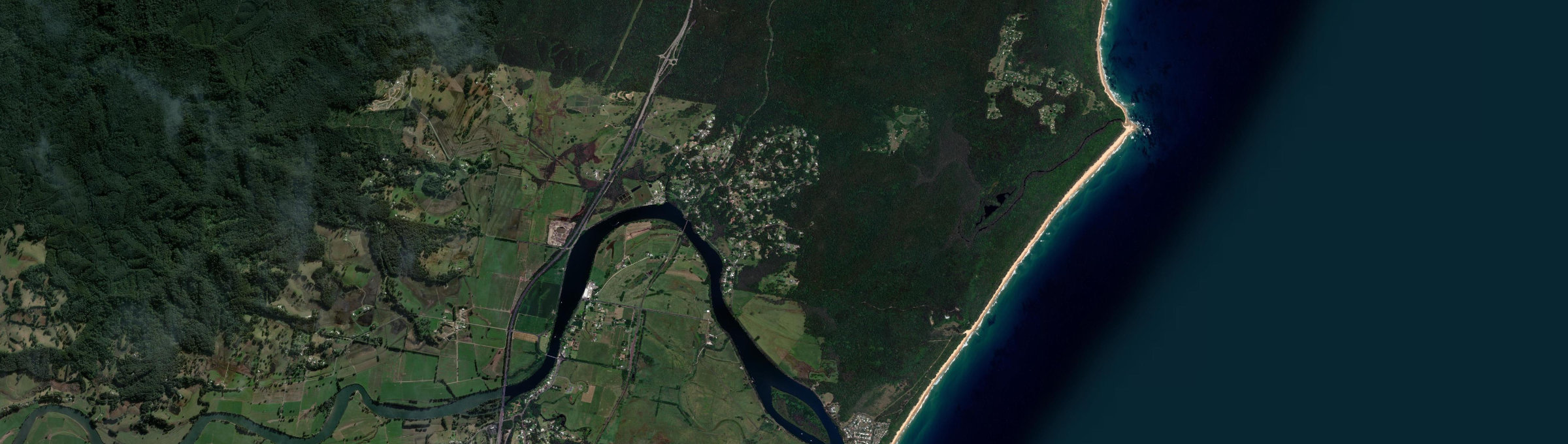 Aerial view of Repton, NSW