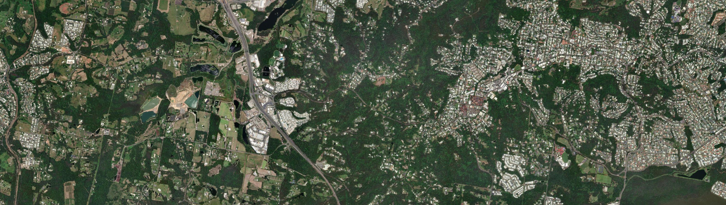 Aerial view of Mons, QLD