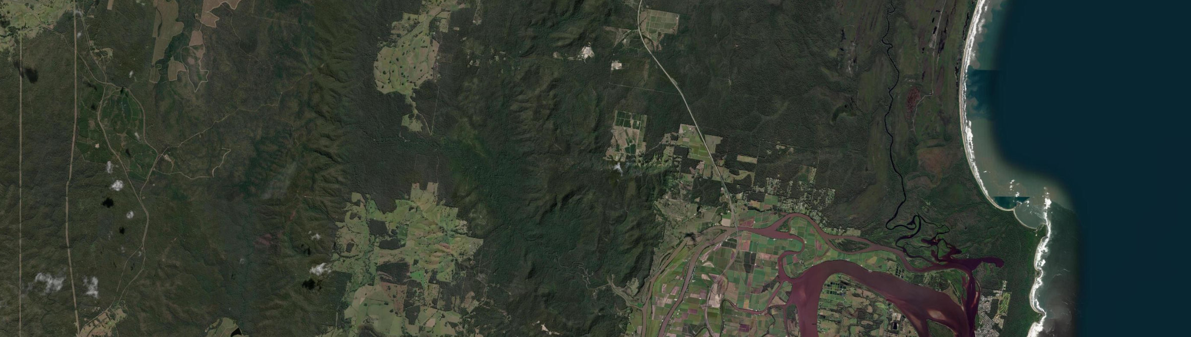 Aerial view of Mororo, NSW