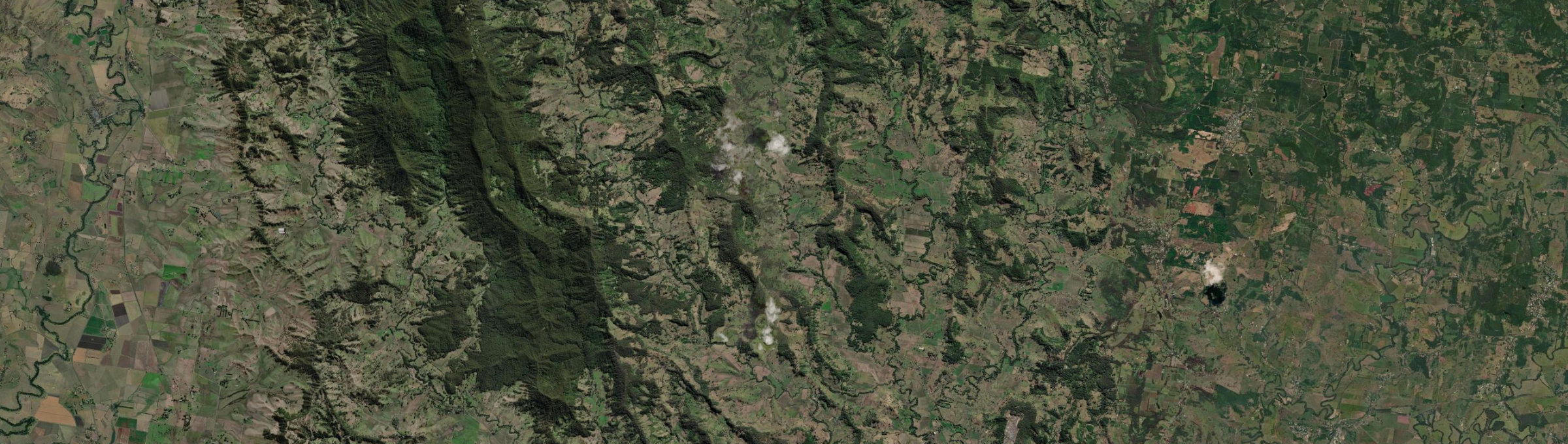 Aerial view of Jiggi, NSW