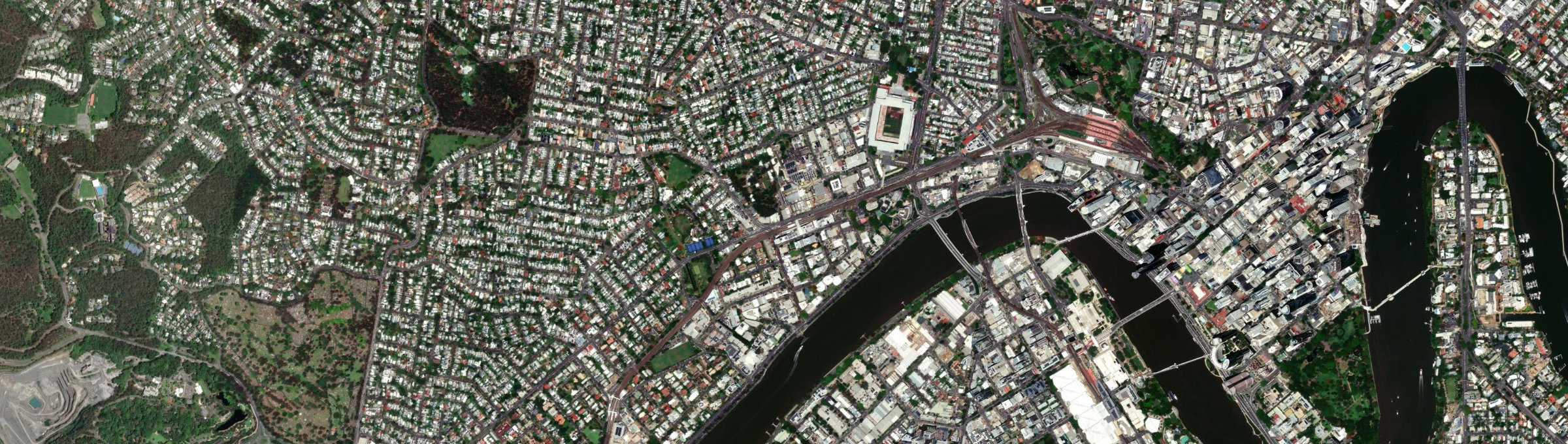 Aerial view of Milton (Qld), QLD