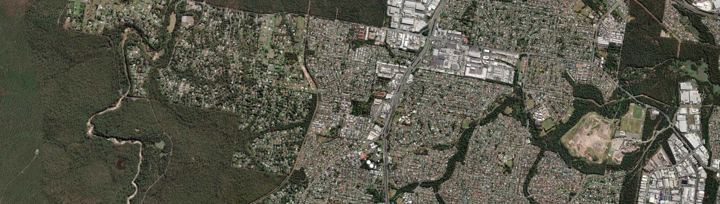 Aerial view of Hillcrest (Qld), QLD