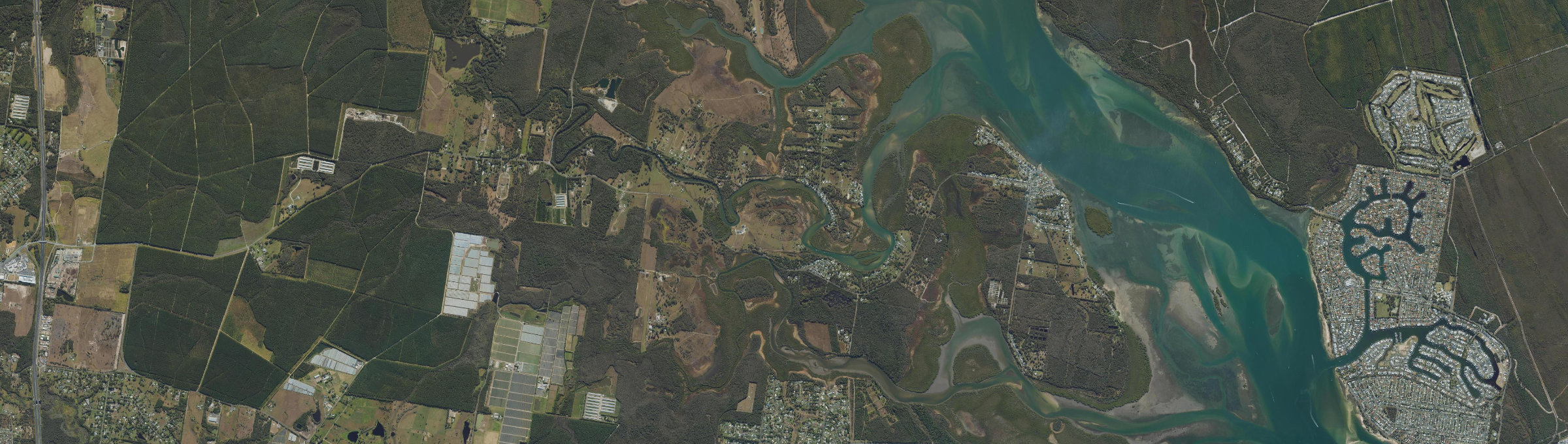 Aerial view of Toorbul, QLD