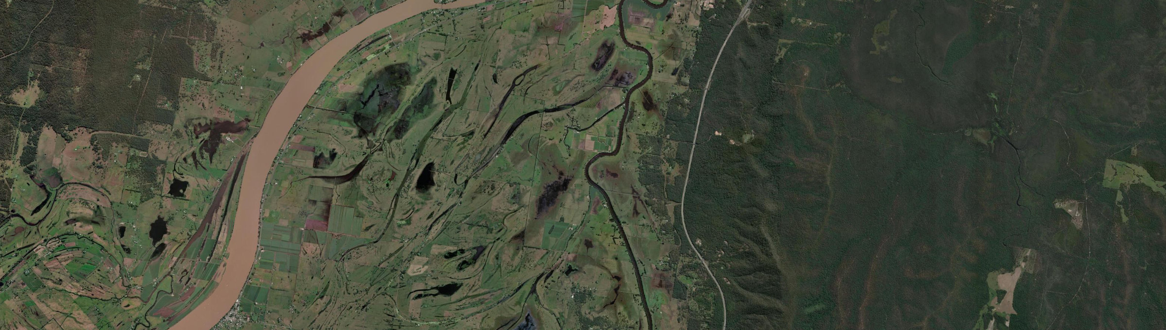 Aerial view of Coldstream (NSW), NSW