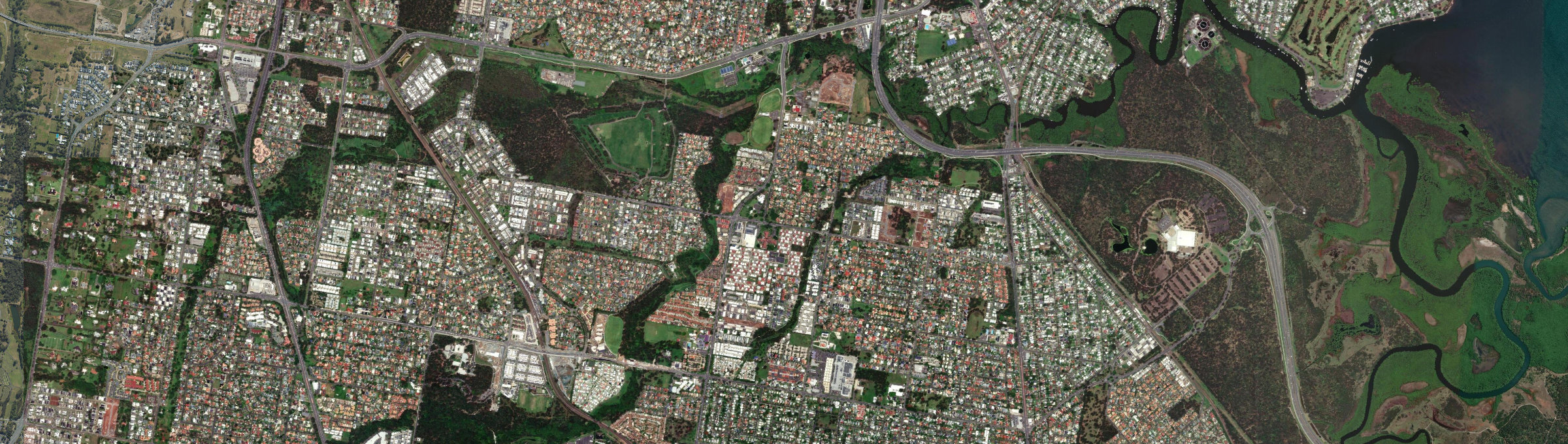 Aerial view of Taigum, QLD