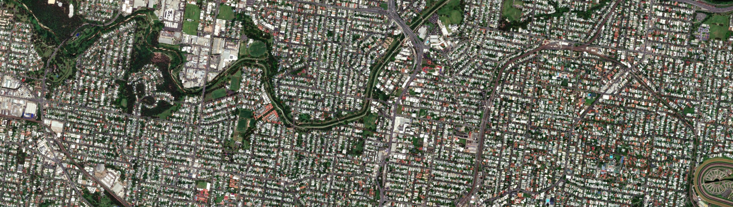 Aerial view of Lutwyche, QLD