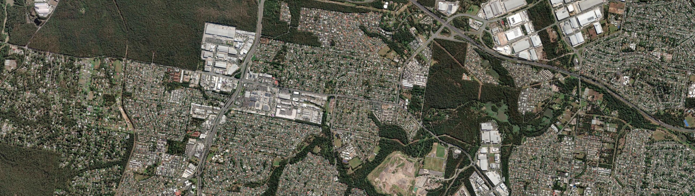 Aerial view of Browns Plains (Qld), QLD