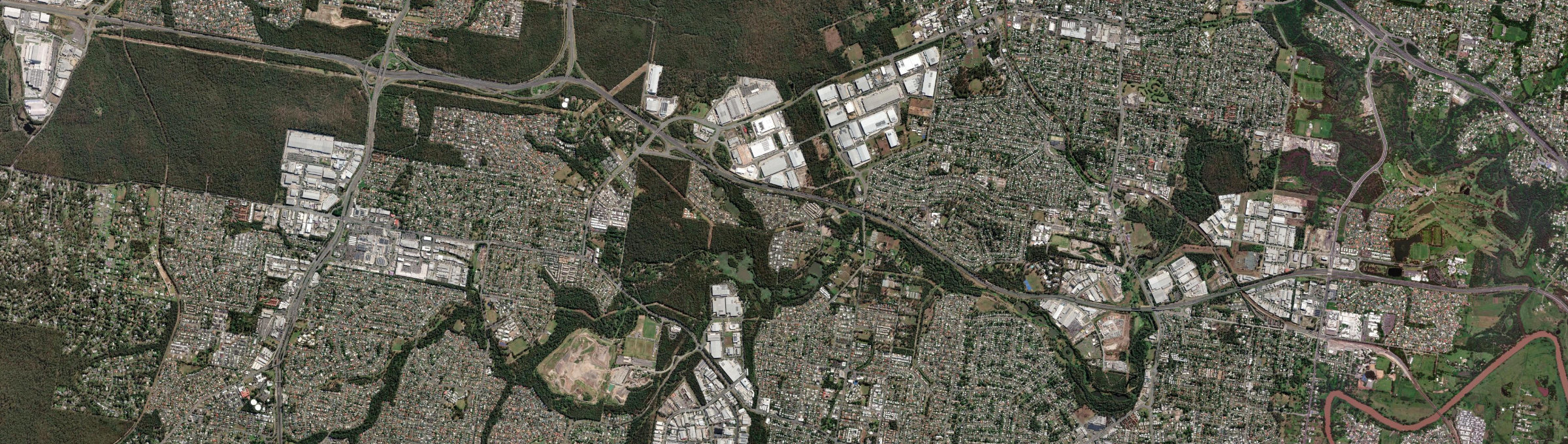 Aerial view of Berrinba, QLD