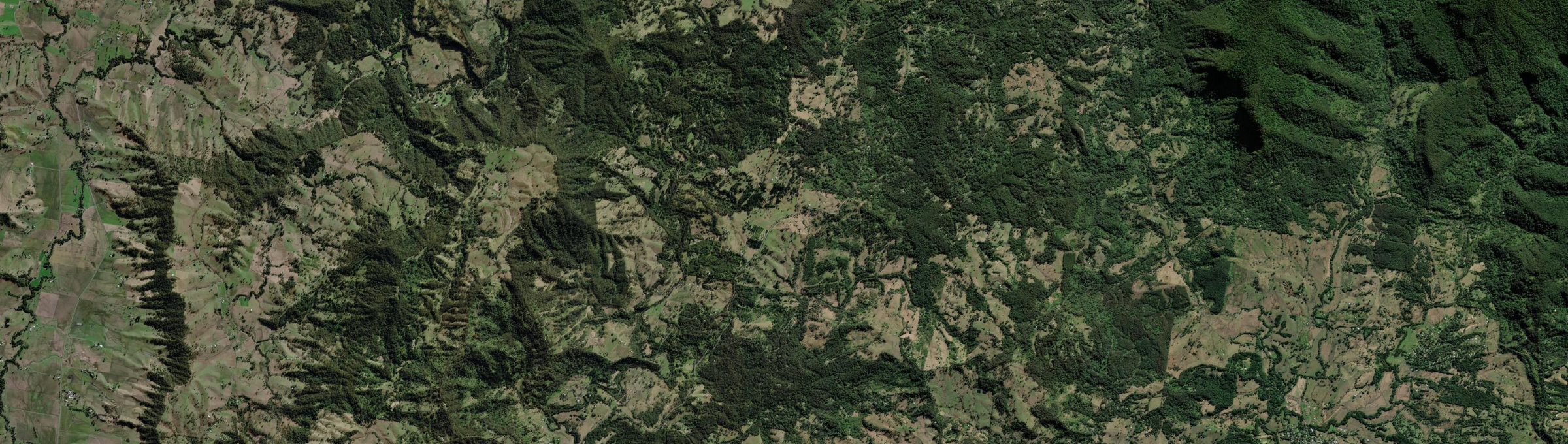 Aerial view of Wadeville, NSW