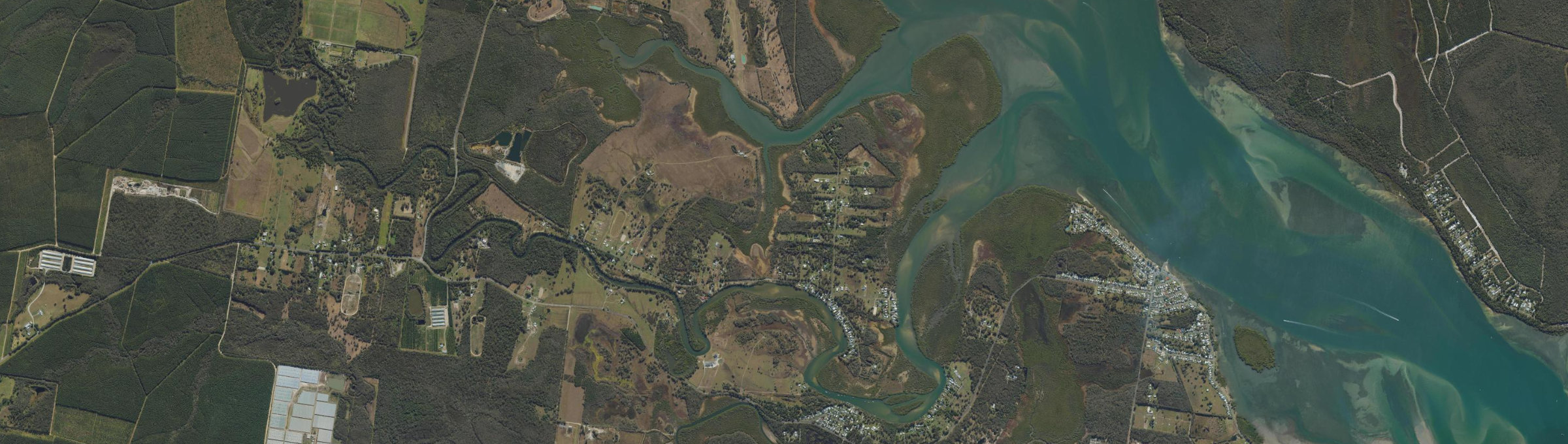 Aerial view of Meldale, QLD