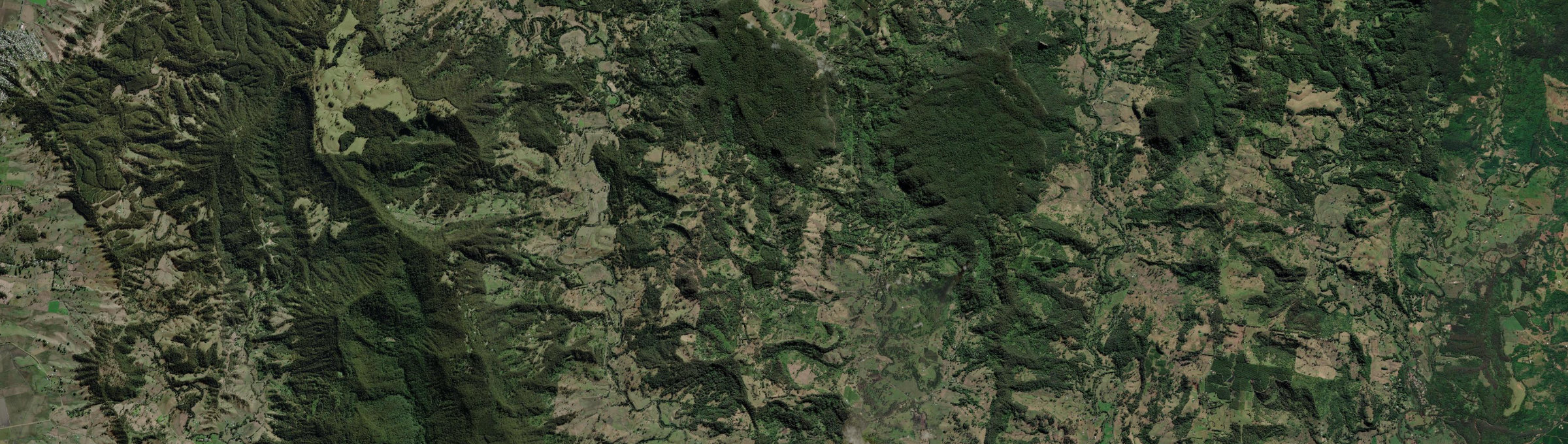 Aerial view of Georgica, NSW