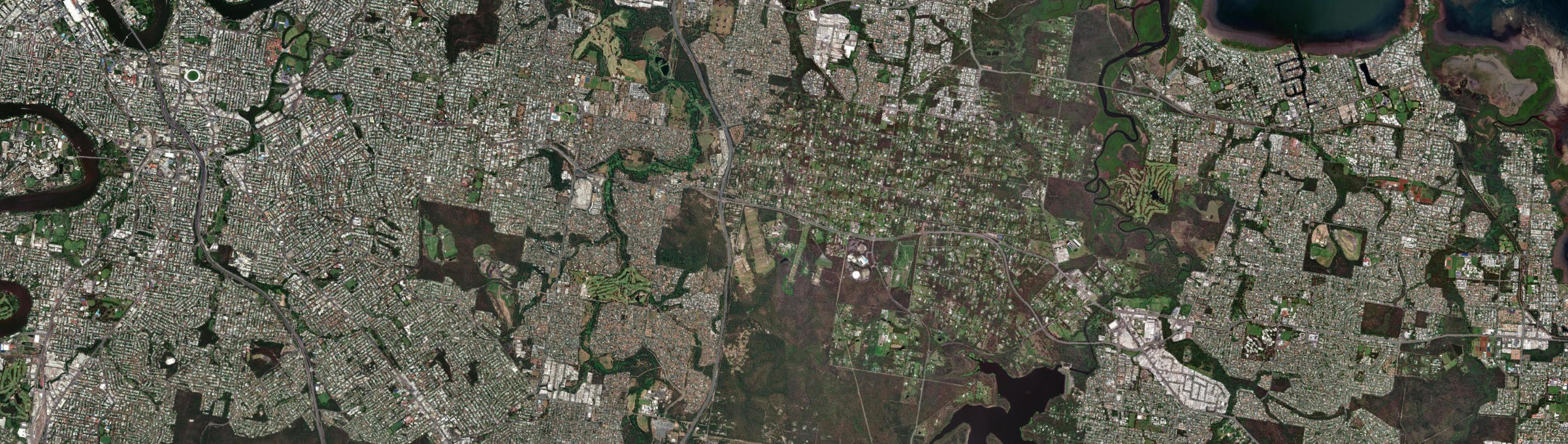 Aerial view of Belmont (Qld), QLD