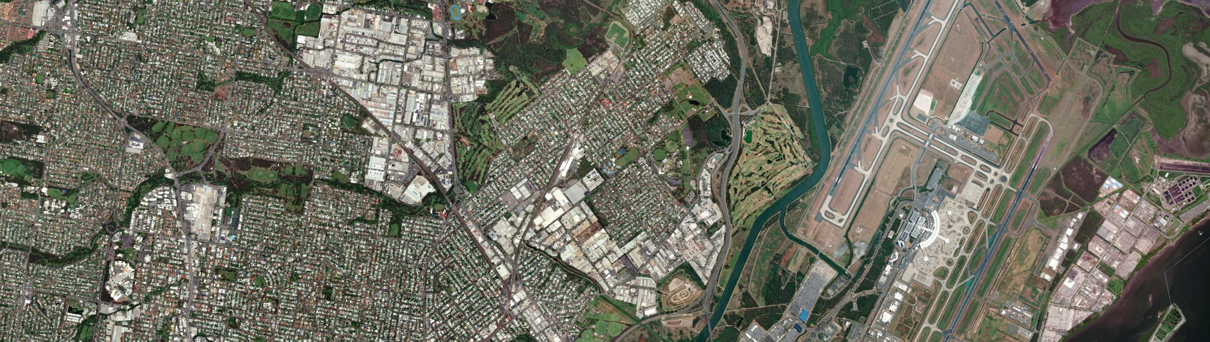Aerial view of Banyo, QLD