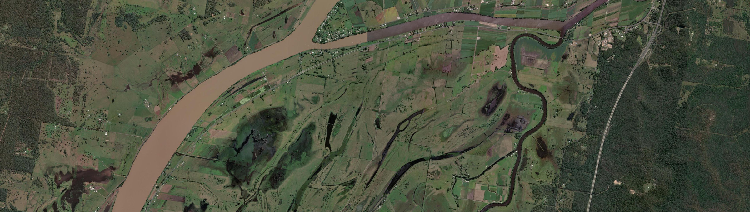 Aerial view of Cowper, NSW