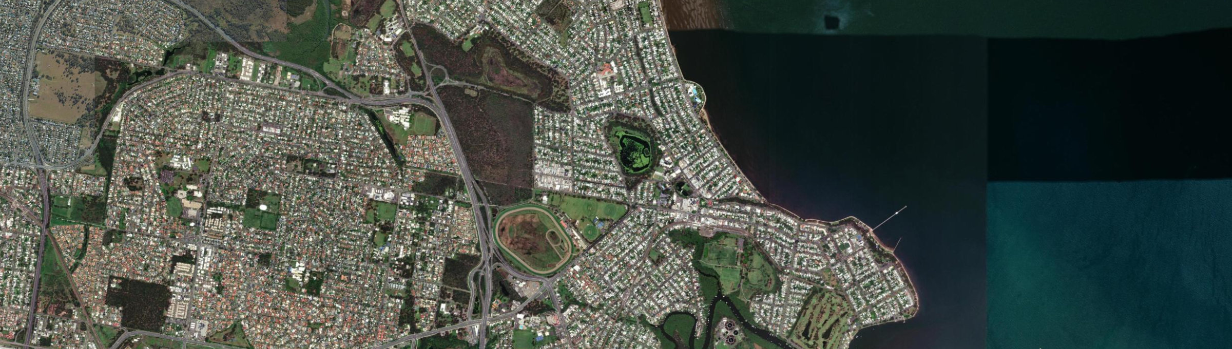 Aerial view of Sandgate (Qld), QLD