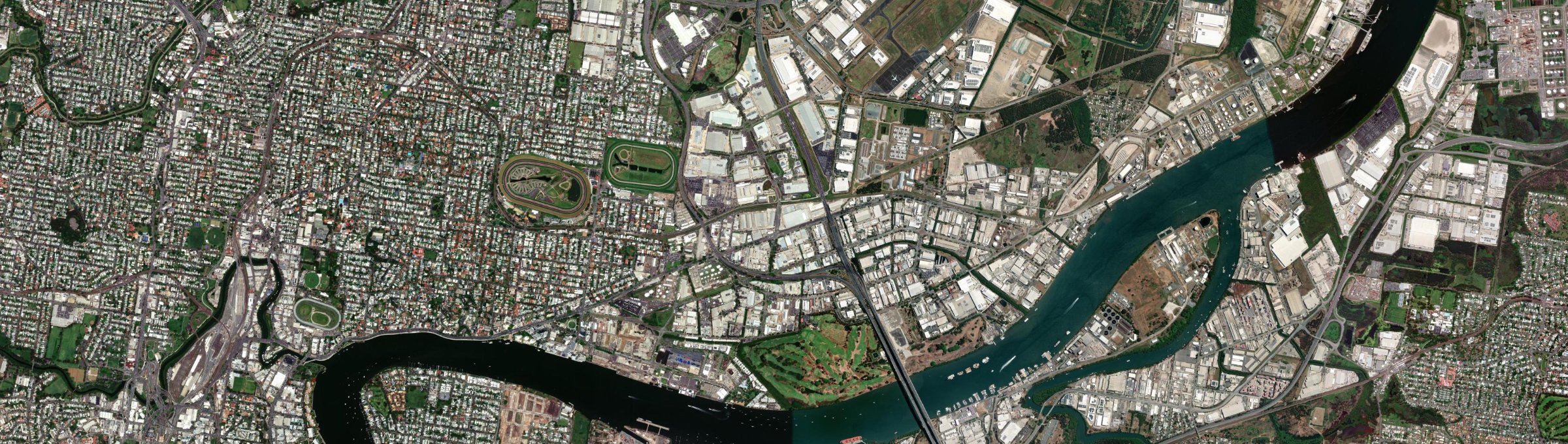 Aerial view of Eagle Farm, QLD