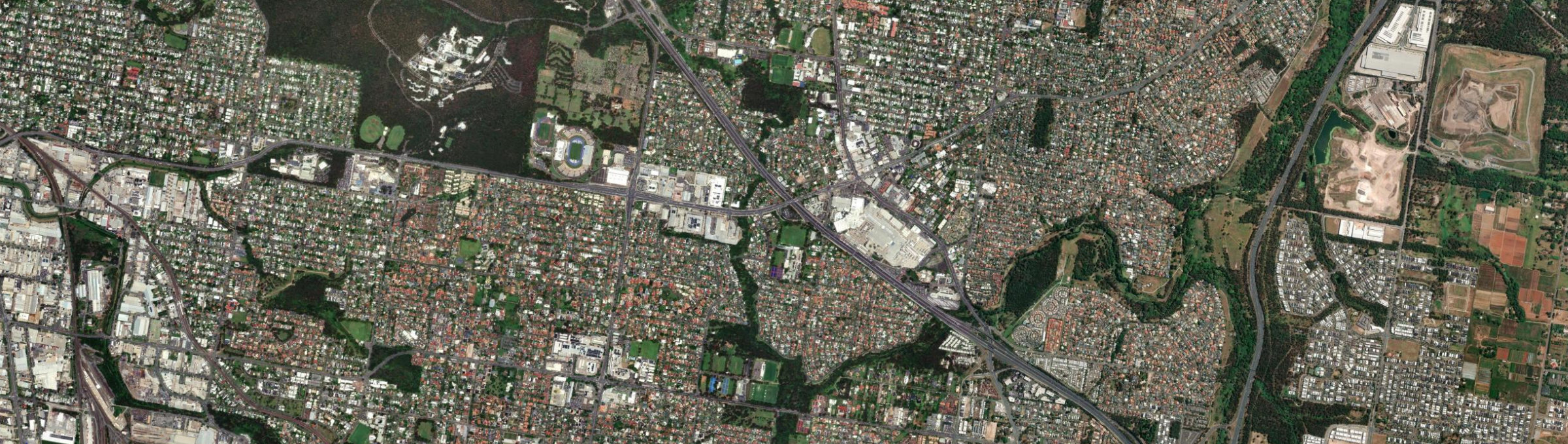 Aerial view of Macgregor (Qld), QLD
