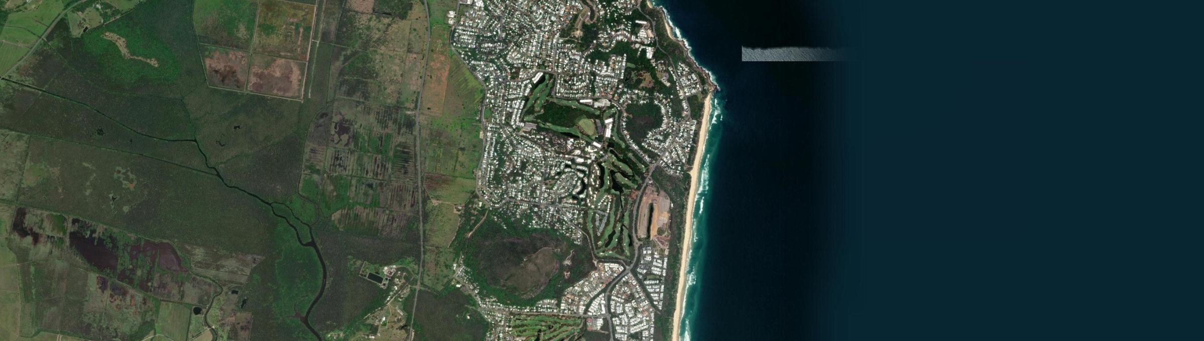 Aerial view of Yaroomba, QLD