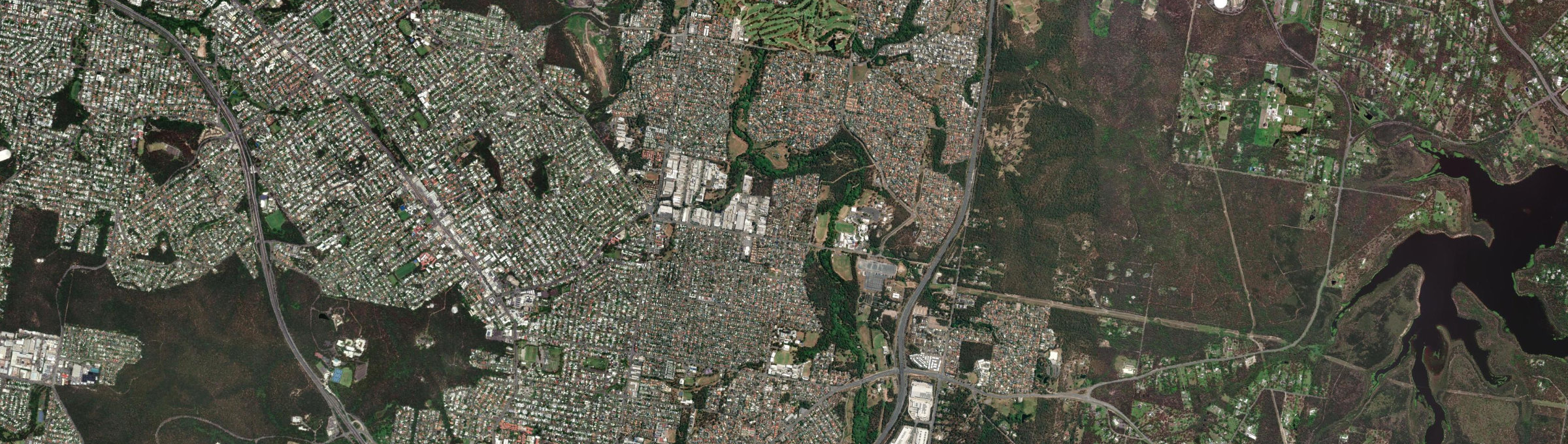 Aerial view of Mansfield (Qld), QLD