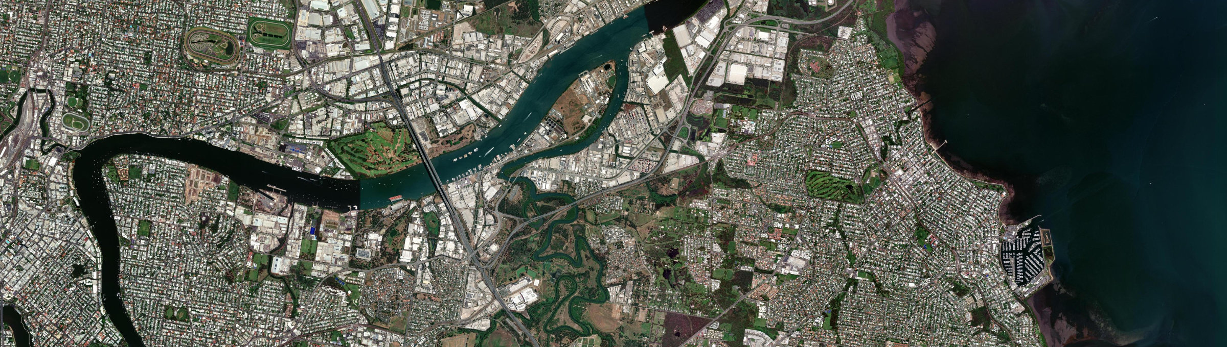 Aerial view of Hemmant, QLD