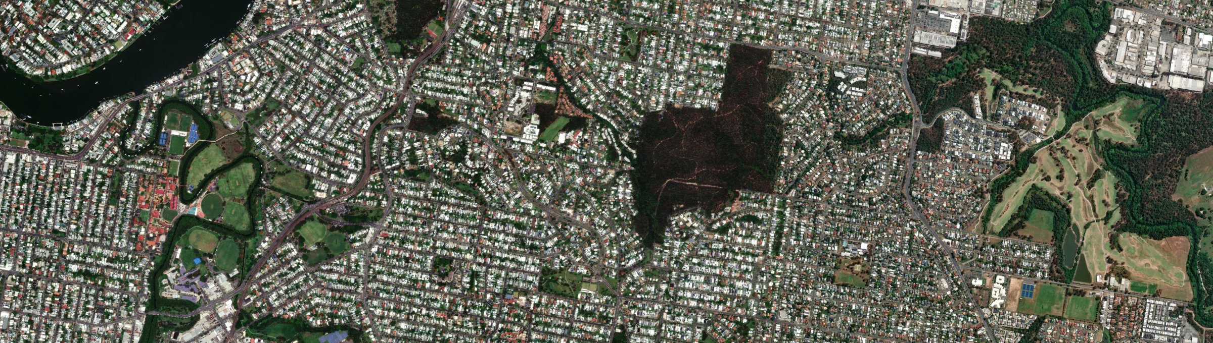 Aerial view of Seven Hills (Qld), QLD