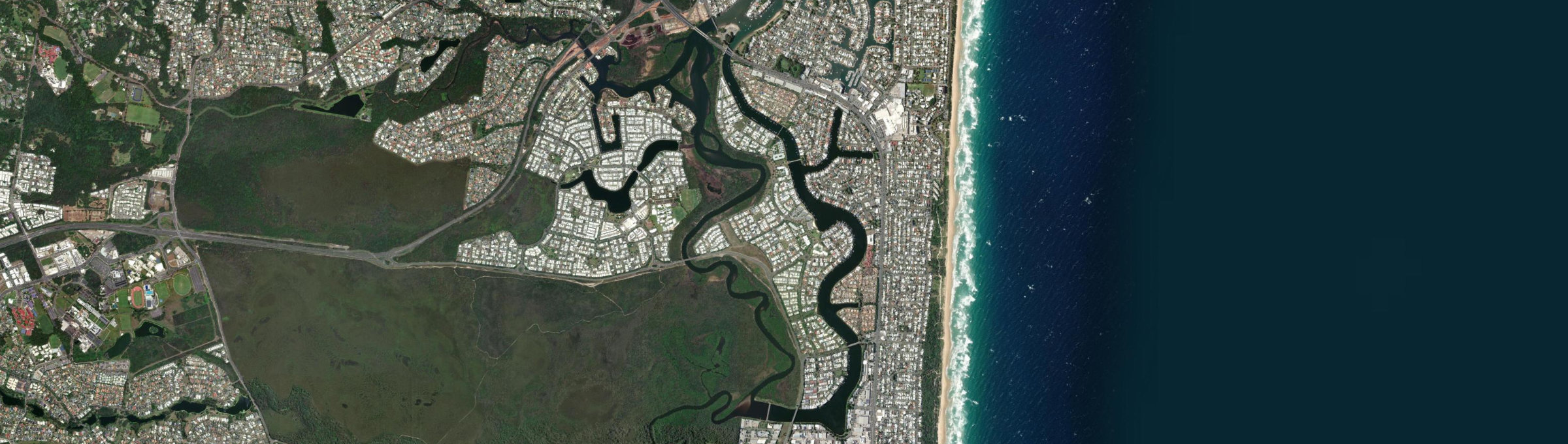 Aerial view of Parrearra, QLD