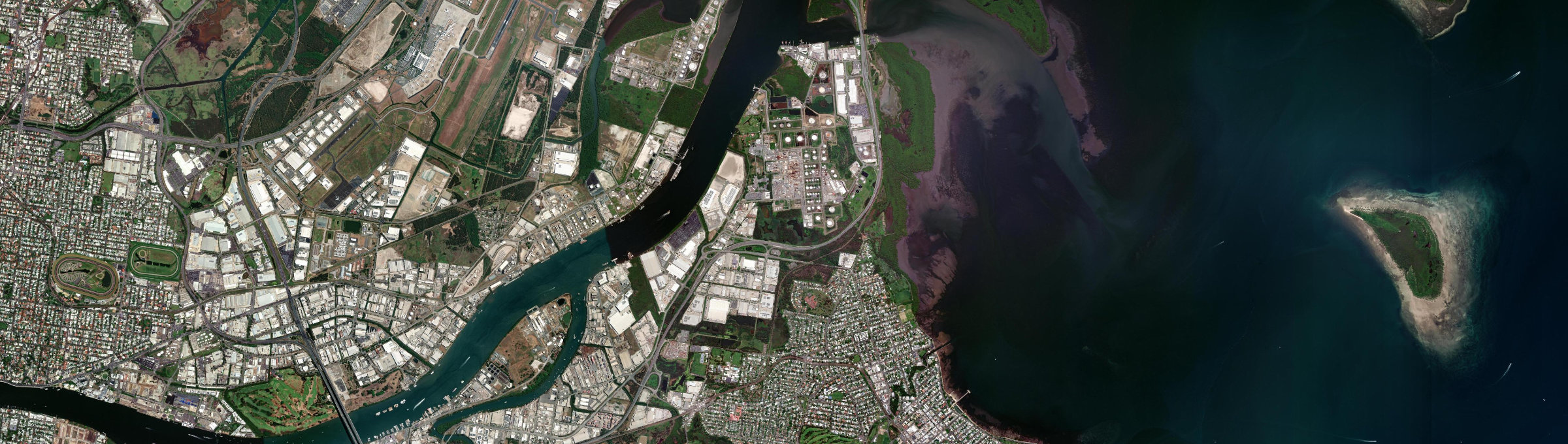 Aerial view of Lytton, QLD