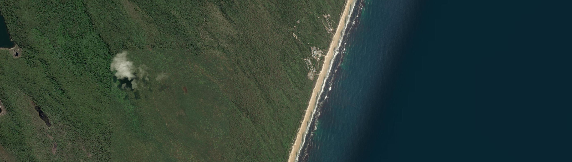 Aerial view of Eurong, QLD