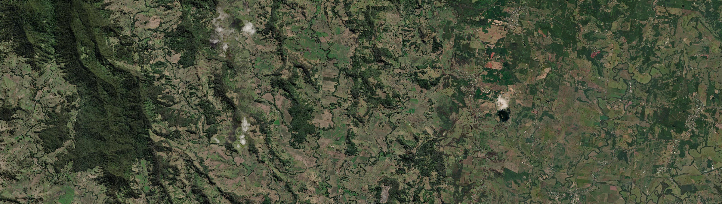 Aerial view of Goolmangar, NSW