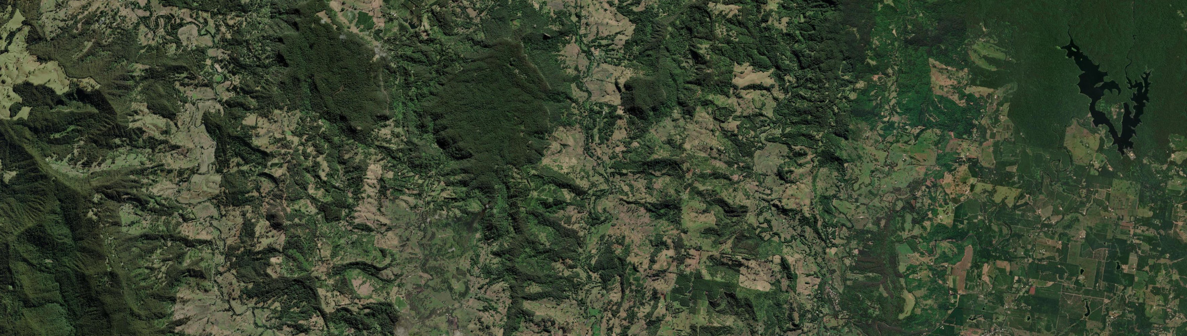 Aerial view of Coffee Camp, NSW