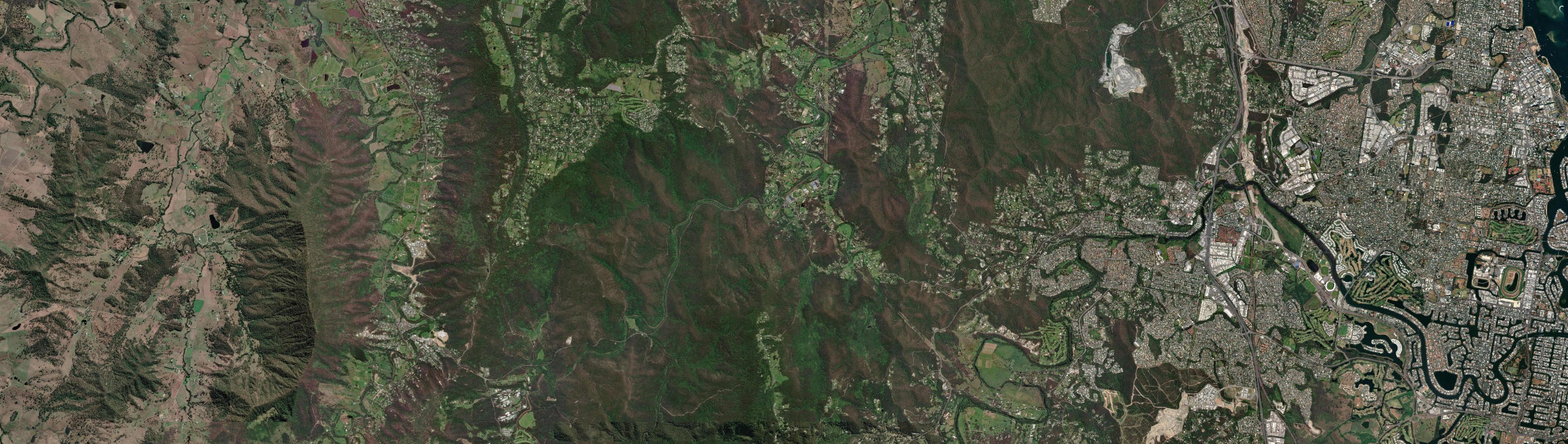 Aerial view of Clagiraba, QLD