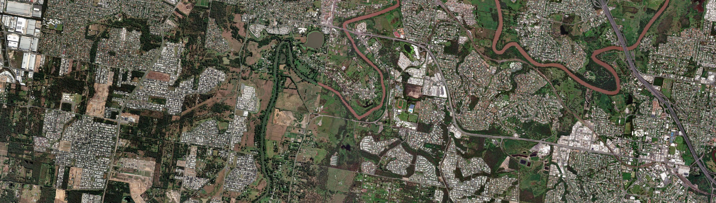 Aerial view of Waterford (Qld), QLD