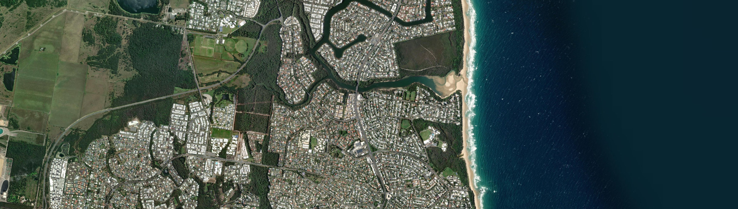 Aerial view of Currimundi, QLD