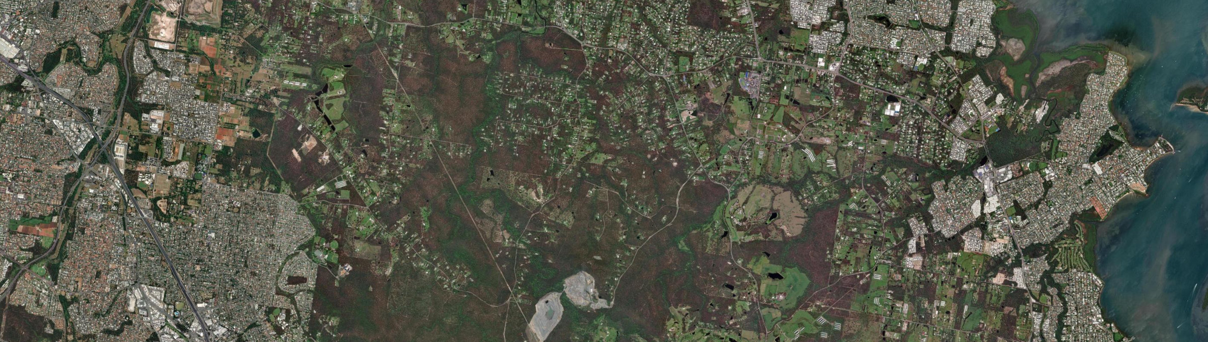 Aerial view of Sheldon, QLD