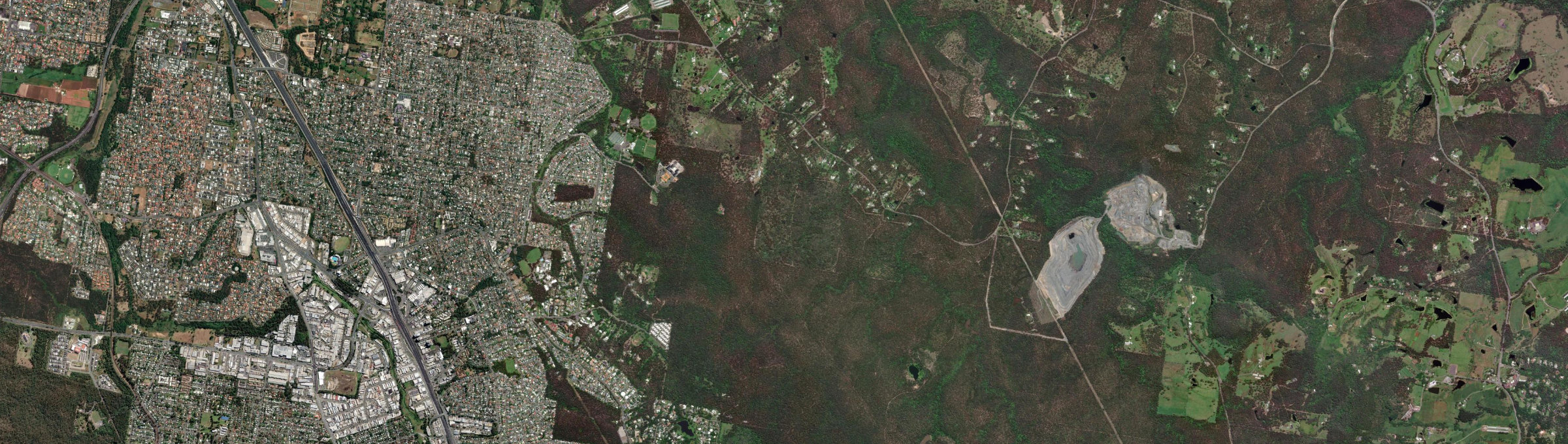 Aerial view of Priestdale, QLD