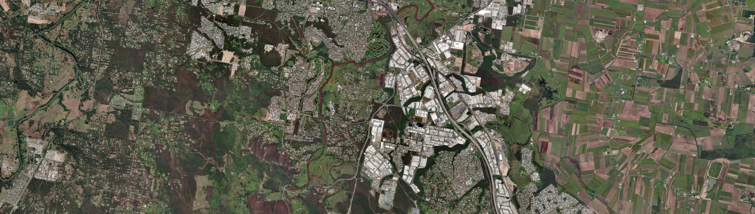 Aerial view of Yatala, QLD
