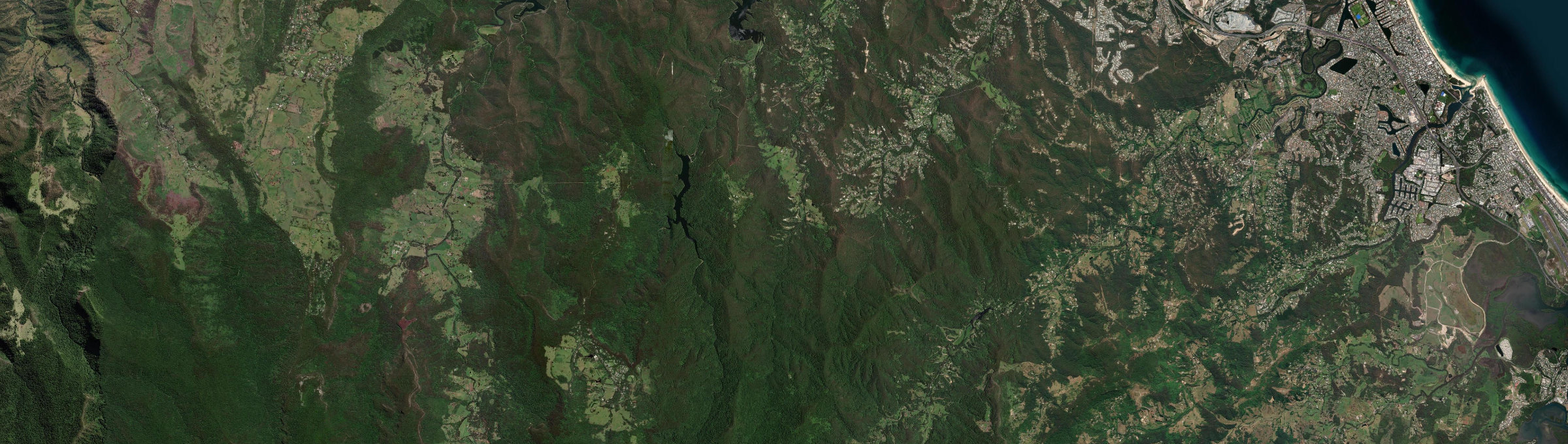 Aerial view of Austinville, QLD
