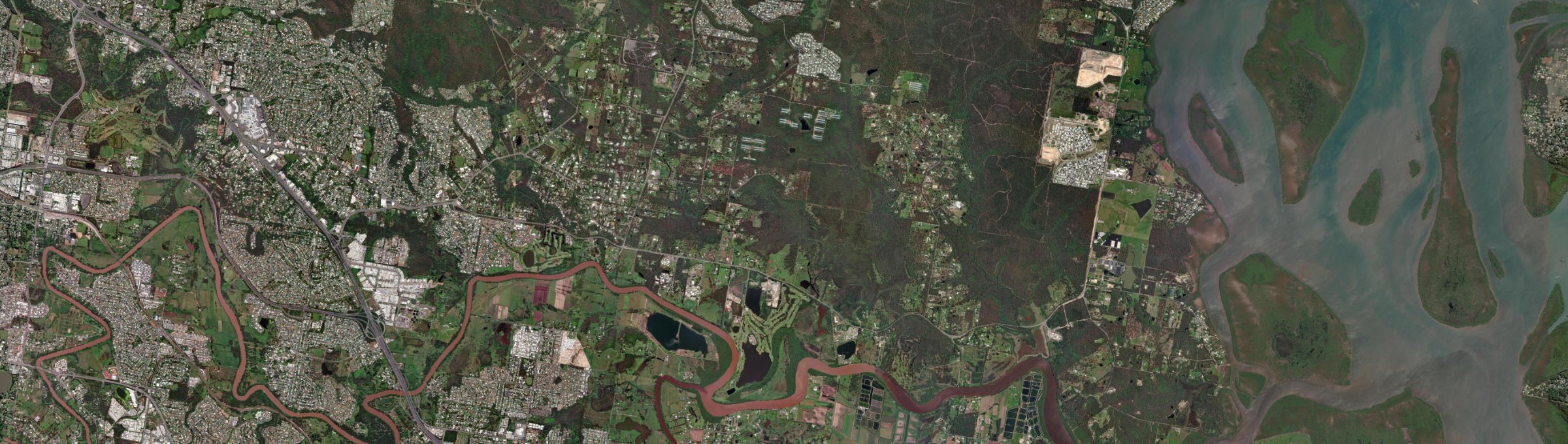 Aerial view of Carbrook, QLD