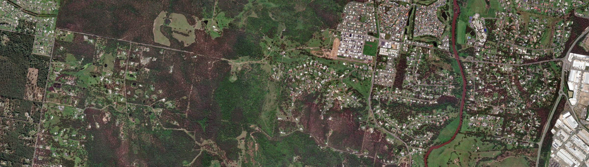Aerial view of Belivah, QLD