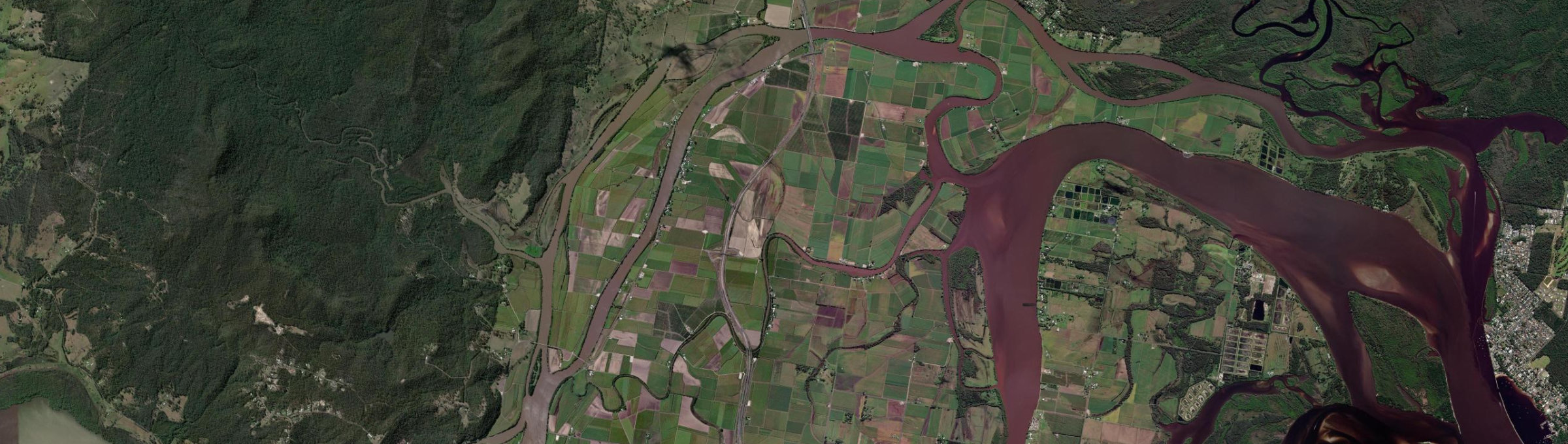 Aerial view of Chatsworth (NSW), NSW