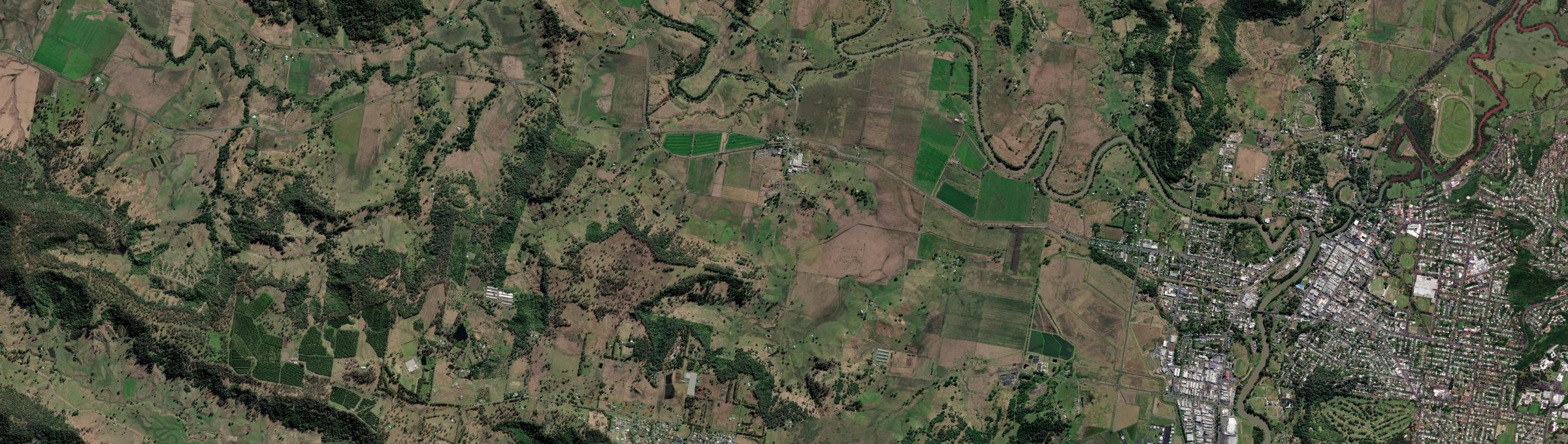 Aerial view of Tuncester, NSW