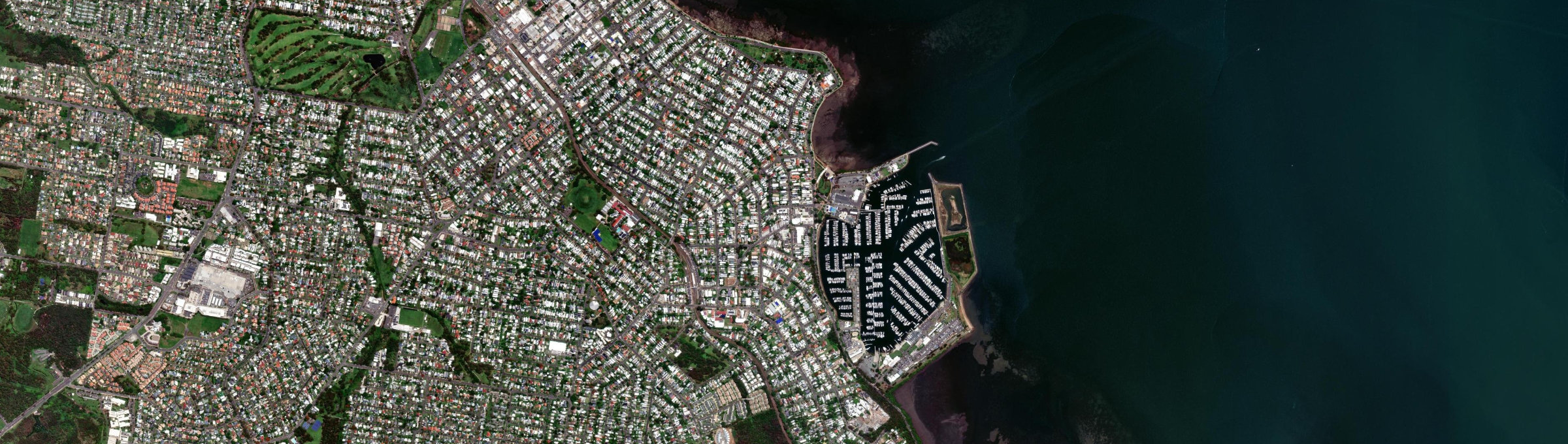 Aerial view of Manly (Qld), QLD